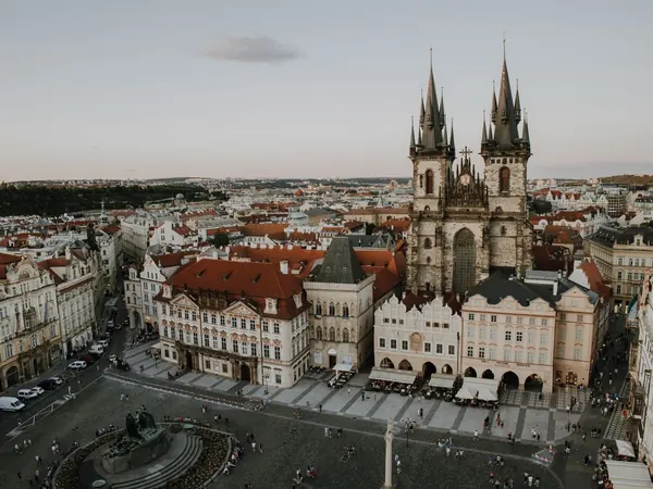 Prague, Old Town Square and Týn Church