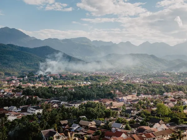 Luang Prabang in its green valley