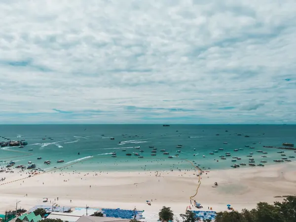 Pattaya beach from above