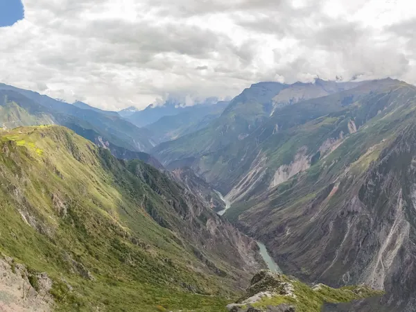 Deep green valley in Apurímac, the region of Chalhuanca
