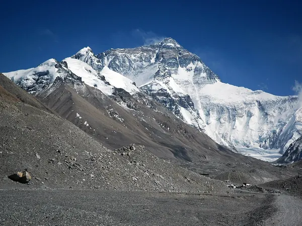 Mount Everest north face from the Rongbuk valley