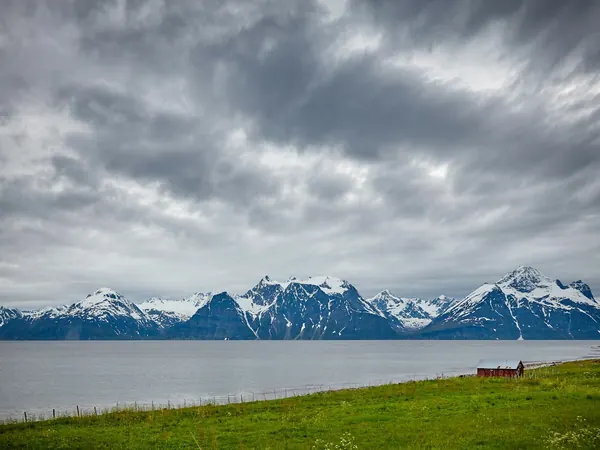Lyngen Alps across the fjord
