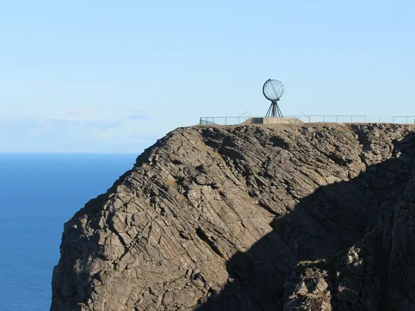 Nordkapp cliff and Globe monument