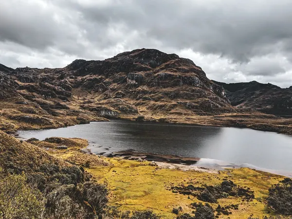 Lake in Cajas National Park pรกramo