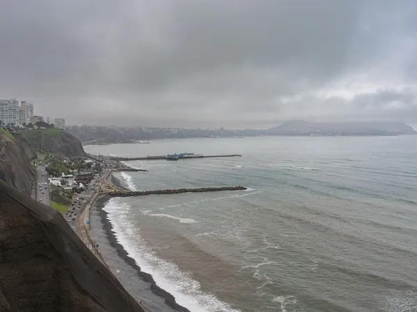 Lima, Miraflores coastline and the Costa Verde