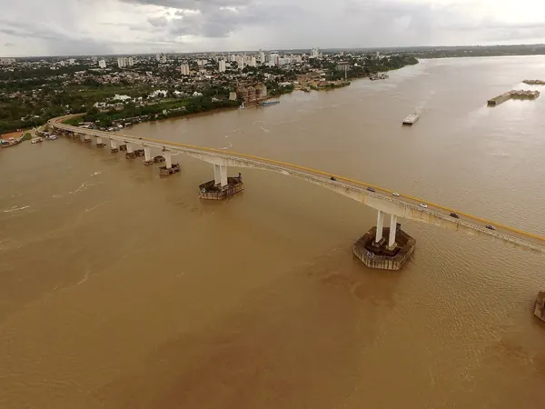 Madeira River bridge at Porto Velho, start of the BR-319 north towards Humaitรก