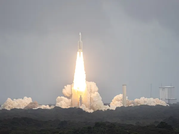 Ariane 5 launch from the Kourou space centre