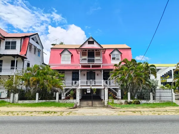 Paramaribo, wooden colonial house in the historic inner city (UNESCO)