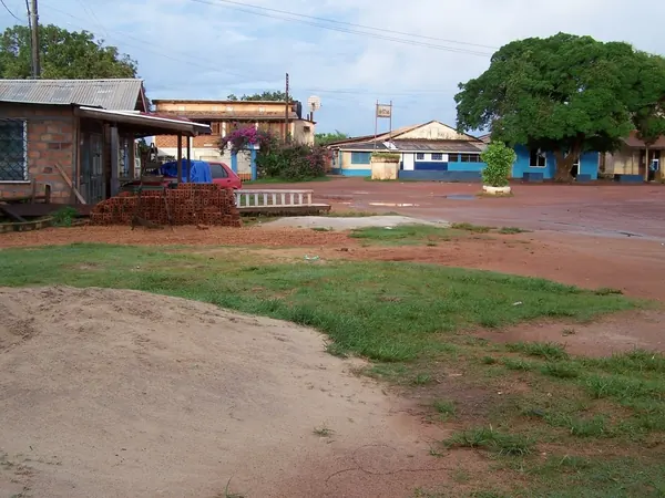 Lethem, Guyana's border town facing Bonfim (Brazil)