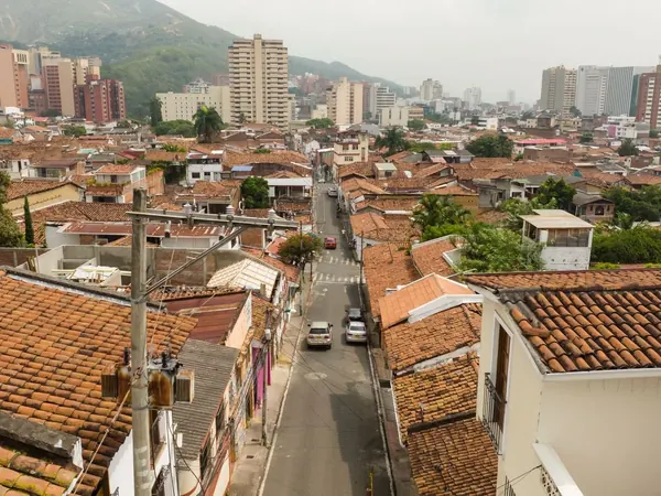 Cali, terracotta rooftops of the old quarter