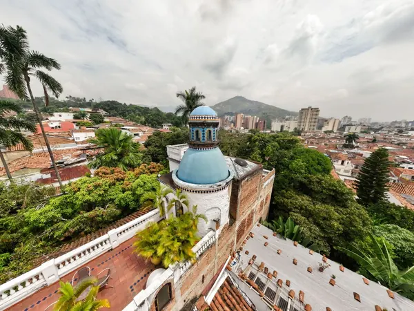 Cali, colonial tower above the old centre