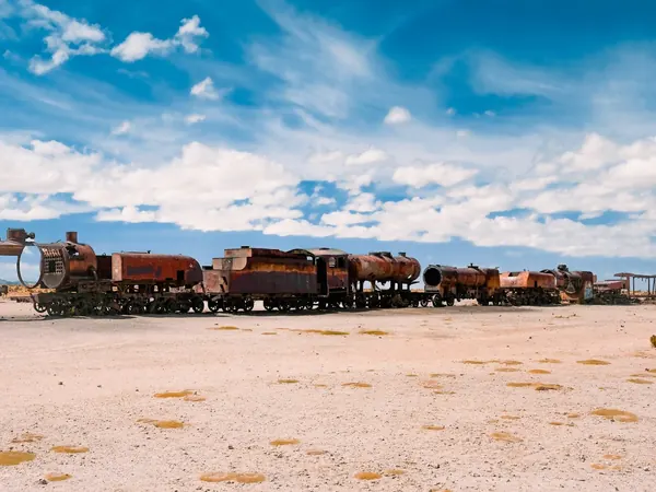 Uyuni train cemetery