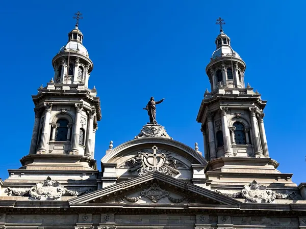 Santiago, the Metropolitan Cathedral on the Plaza de Armas