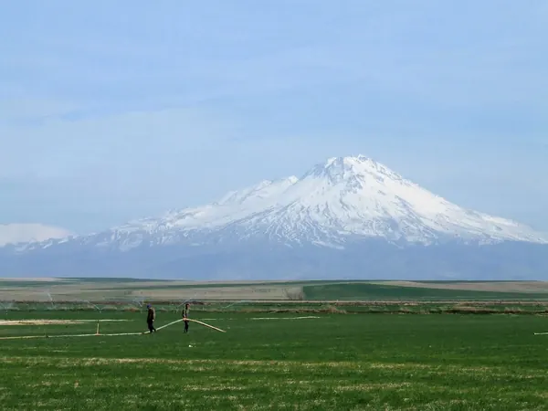Aksaray plain and Mount Hasan (Hasan Dağı)